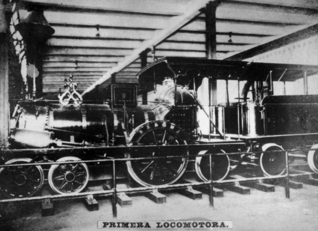 Detail of First locamotive, Cuba by Anonymous