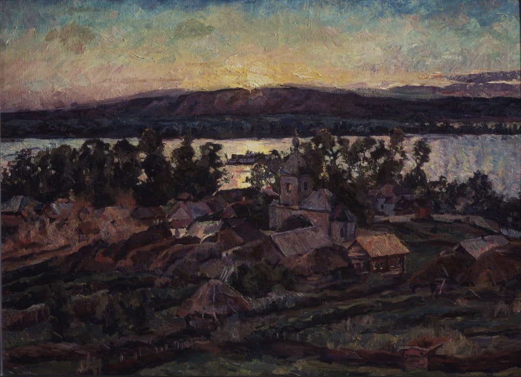 Detail of Sunset, 1928 by Aristarkh Vasilyevich Lentulov