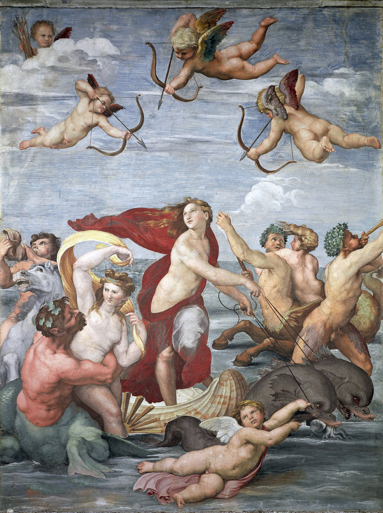 Detail of Triumph of Galatea, c. 1512 by Raphael