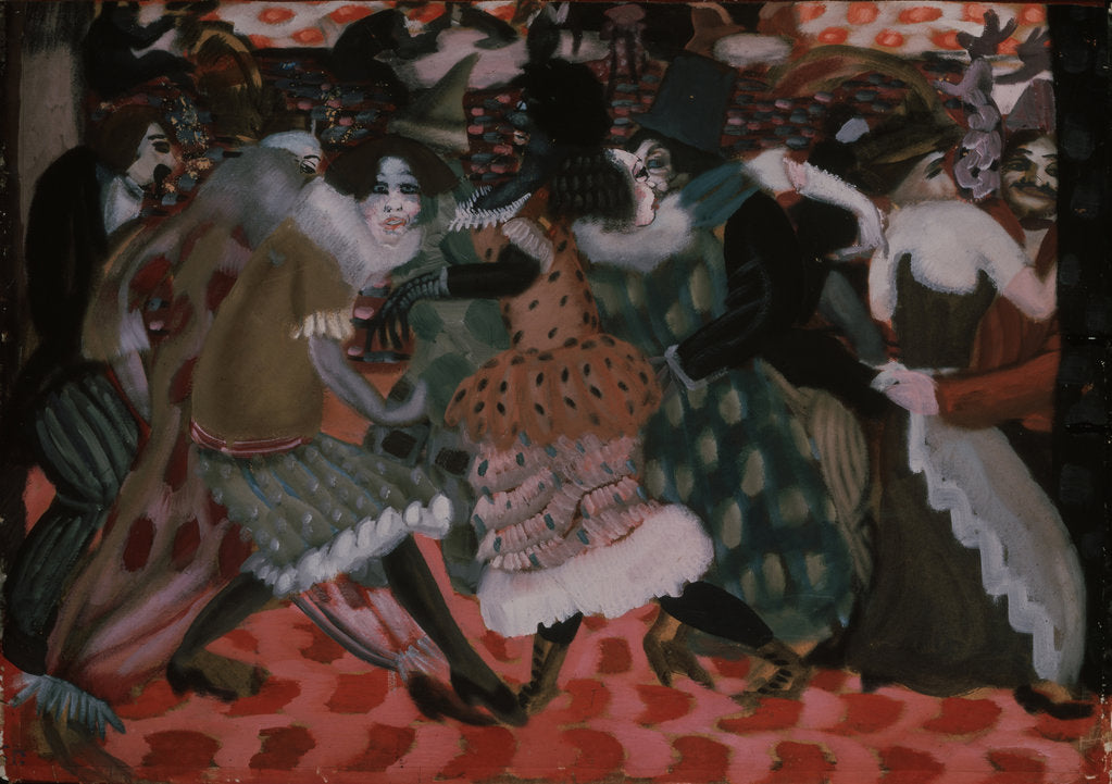 Detail of The Stagnation (The modern dance), 1913 by Boris Dmitryevich Grigoriev
