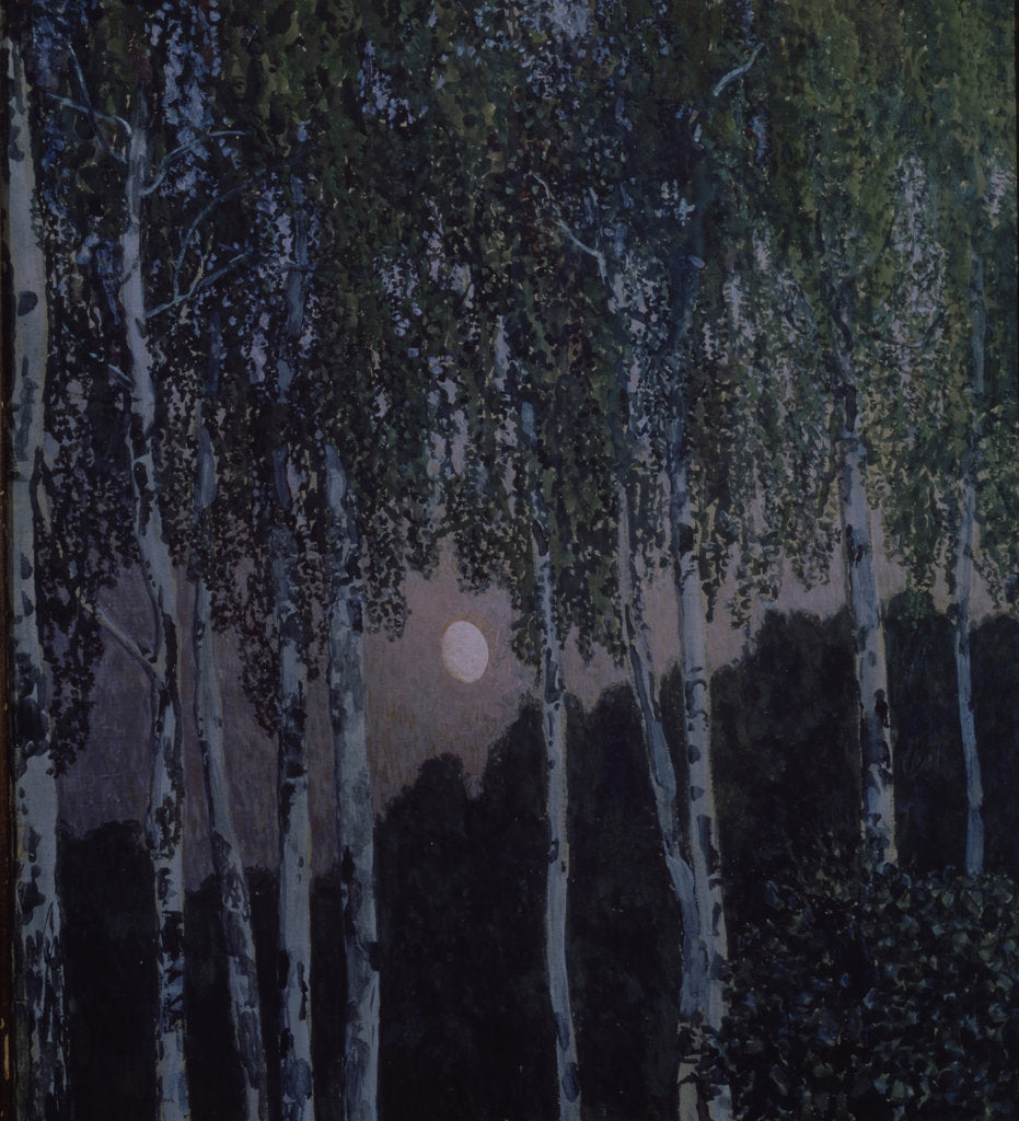 Detail of Birches, 1908-1910 by Alexander Yakovlevich Golovin
