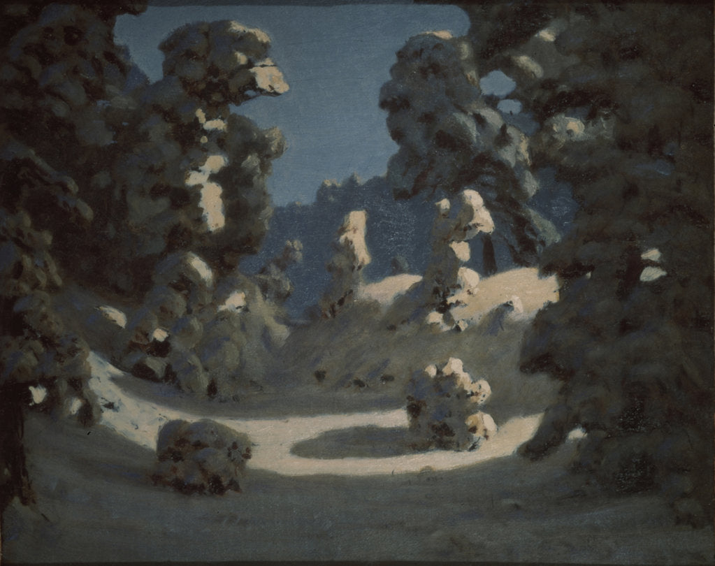 Detail of Sunspots on the hoarfrost, 1876-1890 by Arkhip Ivanovich Kuindzhi