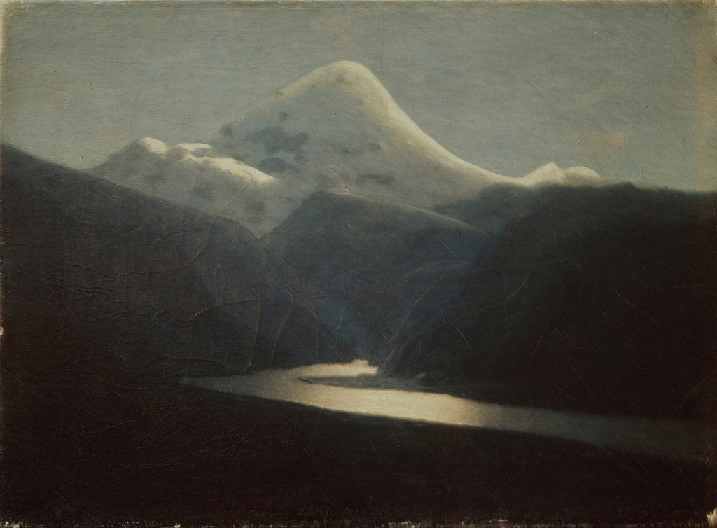 Detail of At the Mount Elbrus, 1870s by Arkhip Ivanovich Kuindzhi