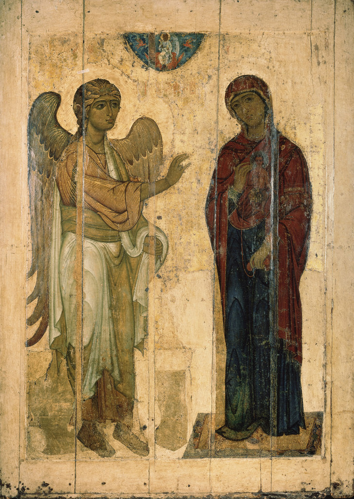 Detail of The Annunciation of Ustyug, 1130-1140 by Russian icon