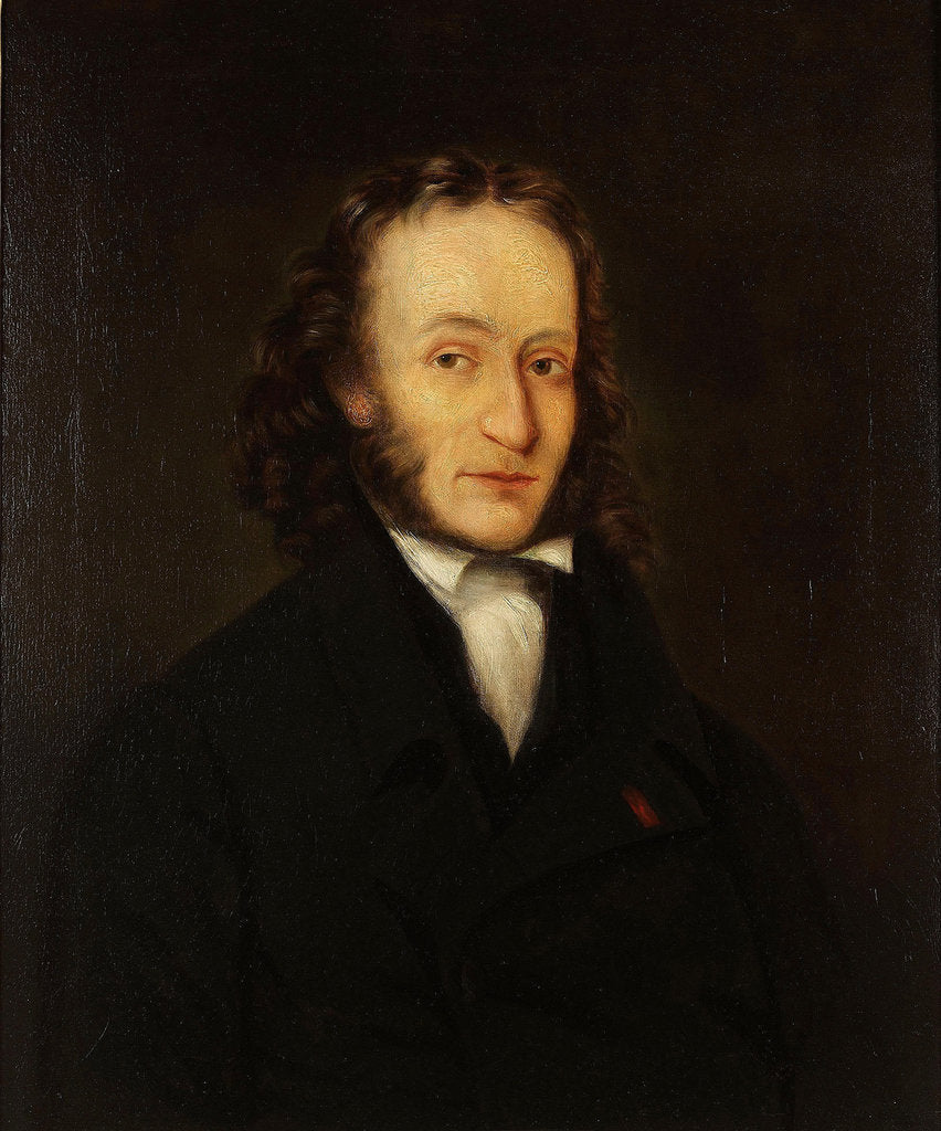 Detail of Portrait of Niccolò Paganini, 1836 by John Whittle