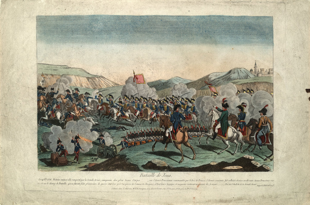 Detail of The Battle of Jena, ca 1806 by Anonymous