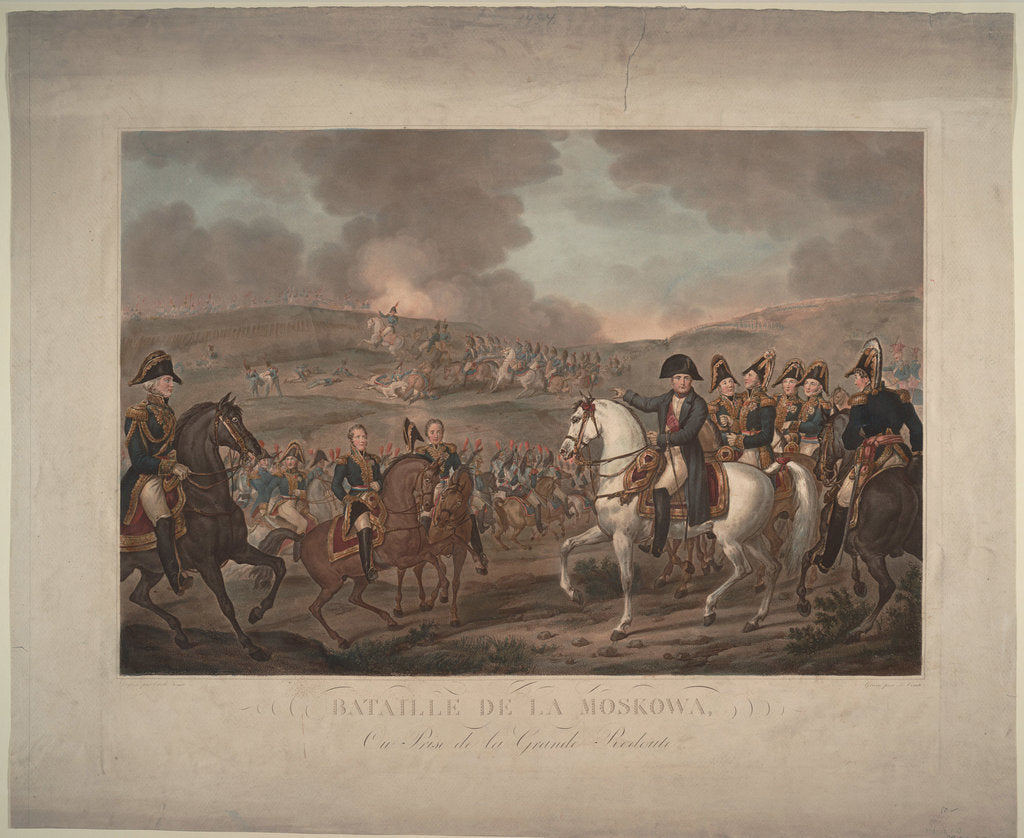 Detail of The Battle of Borodino on August 26, 1812, 1825 by Carle Vernet