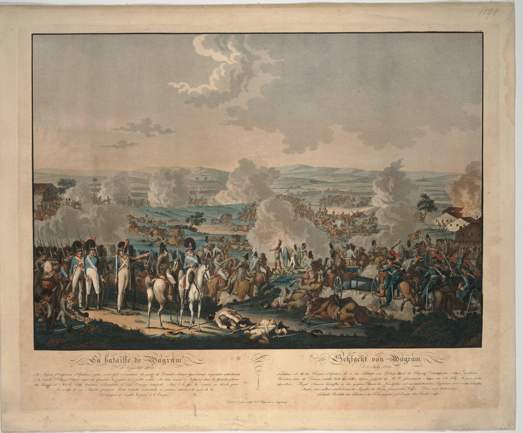 Detail of The Battle of Wagram by Johann Lorenz Rugendas the Younger