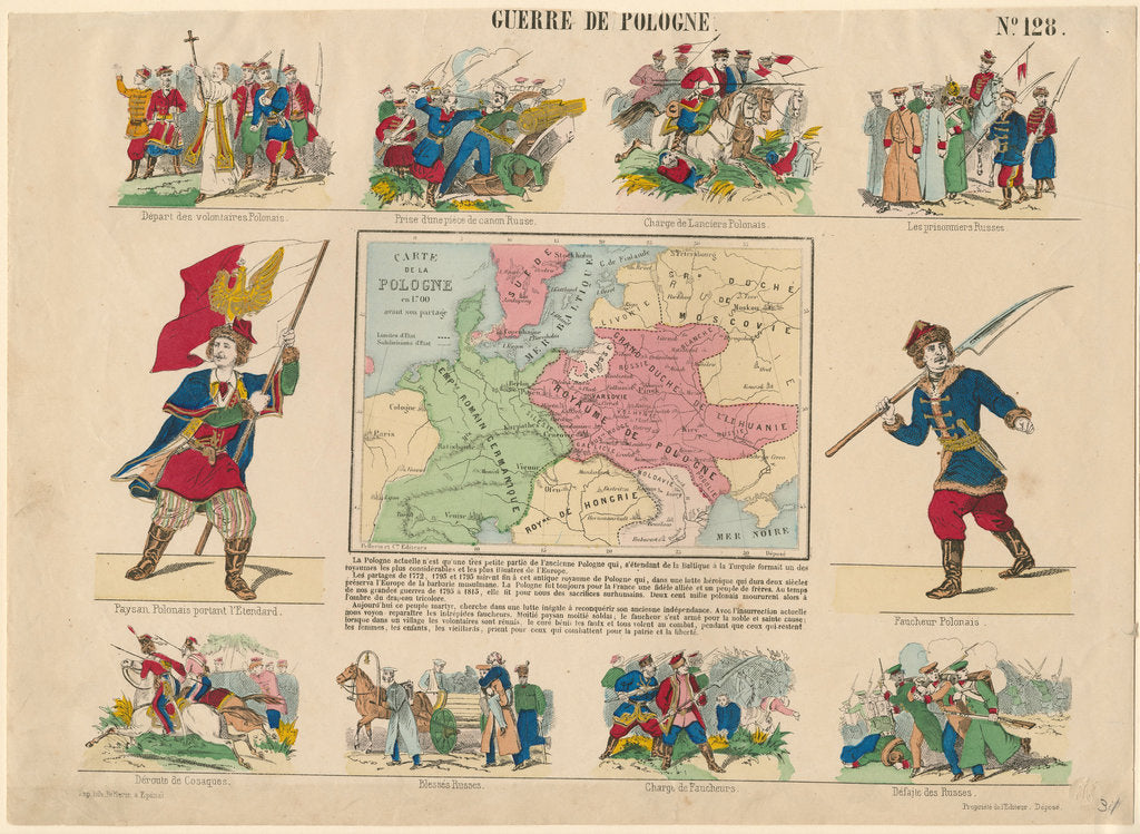 Detail of Polish war, 1831 by Anonymous