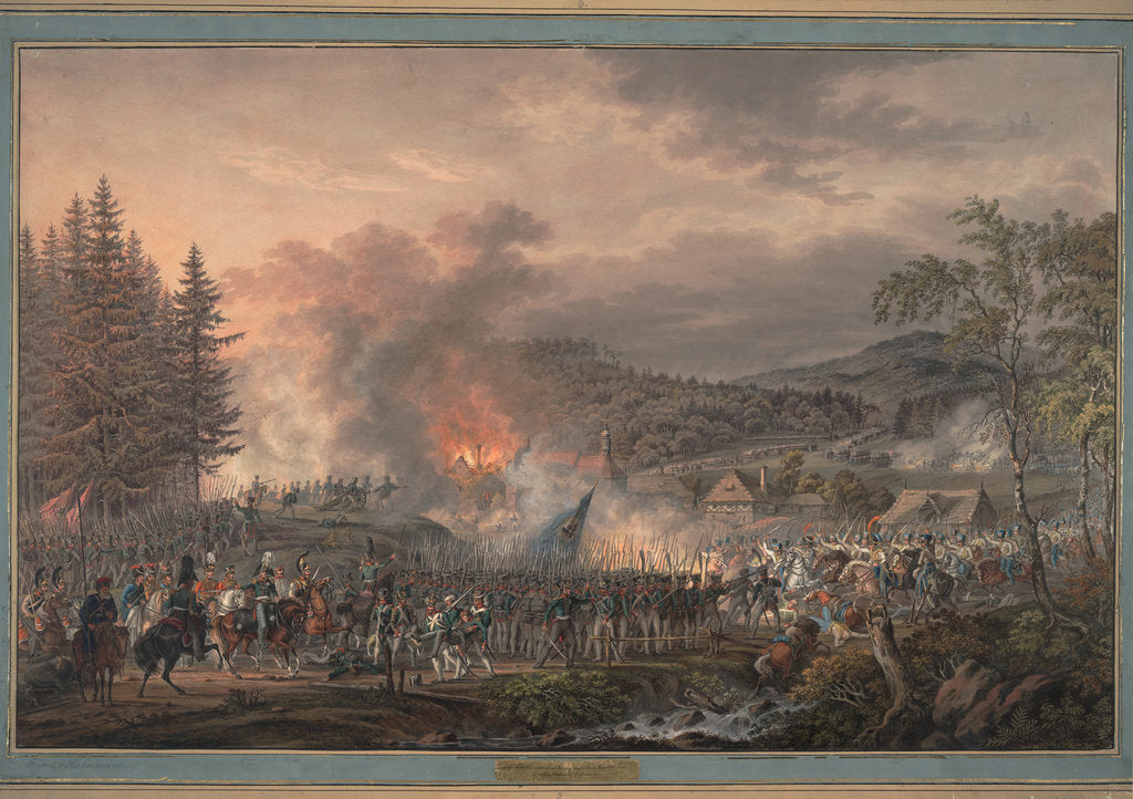 Detail of Russian Life-Guards Regiment under command of Count Ostermann-Tolstoy, 1813 by Franz Edler von Habermann