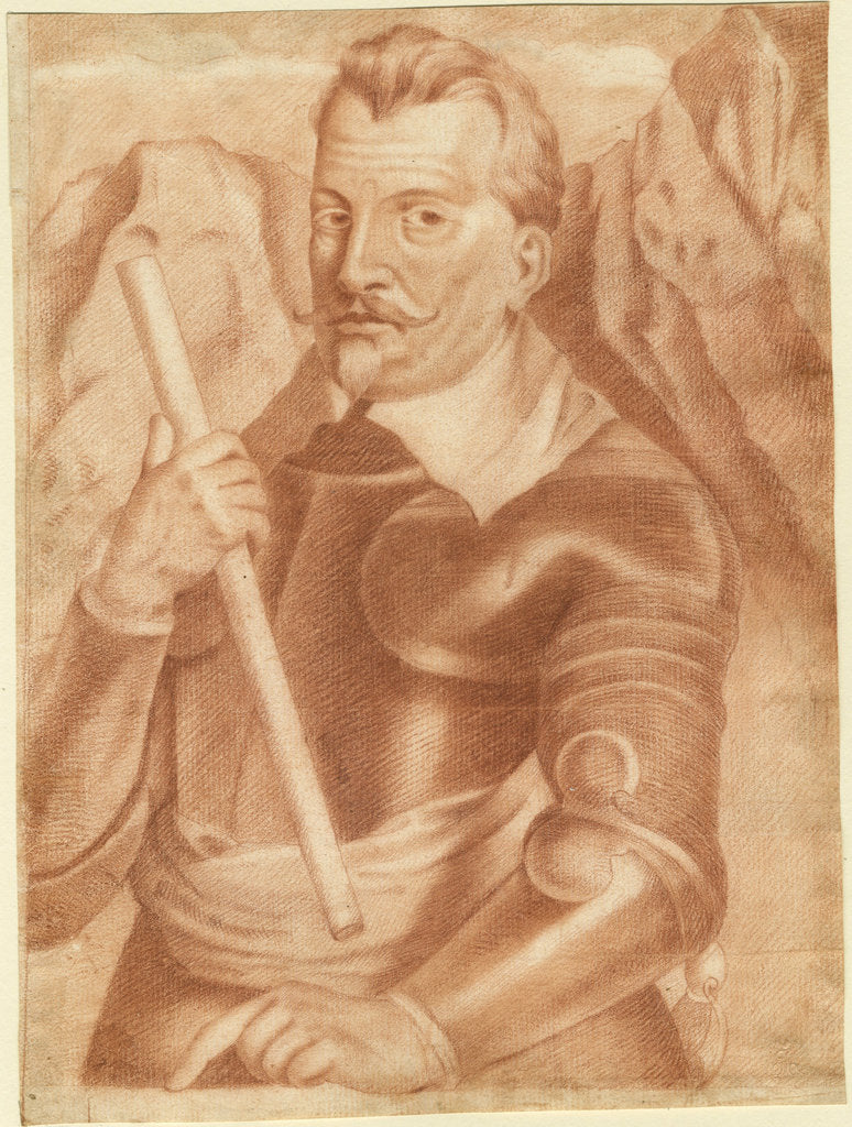 Detail of Albrecht von Wallenstein, 1630 by Anonymous
