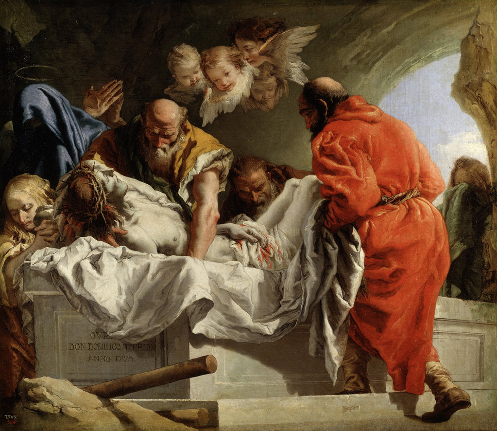 Detail of The Entombment of Christ, 1772 by Giandomenico Tiepolo