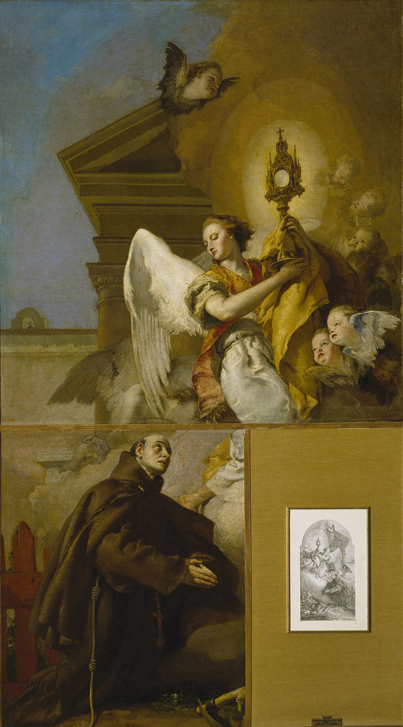 Detail of The Vision of Saint Paschal Baylon, 1767-1769 by Giambattista Tiepolo