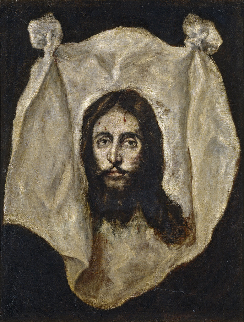 Holy Mandylion (The Vernicle), 1586-1595 by Dominico El Greco