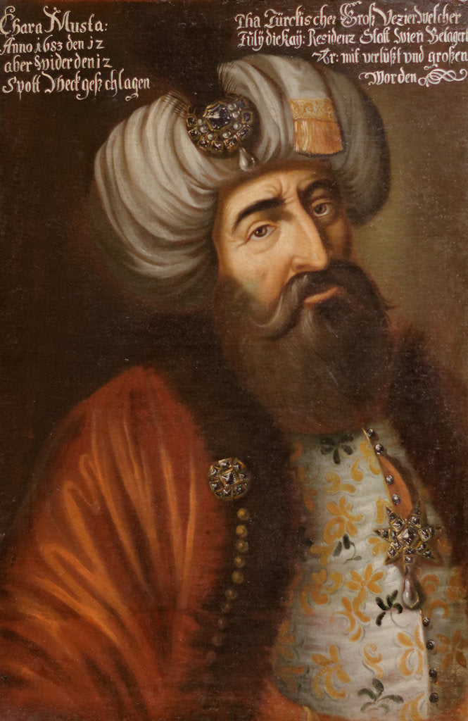 Detail of Kara Mustafa Pasha, Ottoman Grand Vizier, ca 1683 by Anonymous