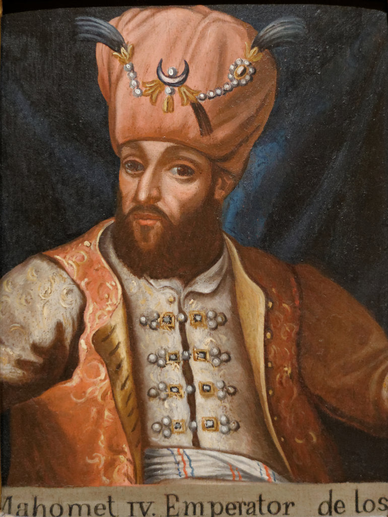 Detail of Mehmed IV, Sultan of the Ottoman Empire, 17th century by Anonymous