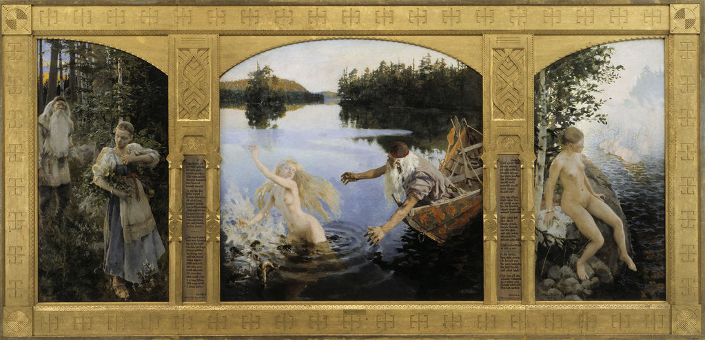 Detail of The Aino Triptych, 1891 by Akseli Gallen-Kallela