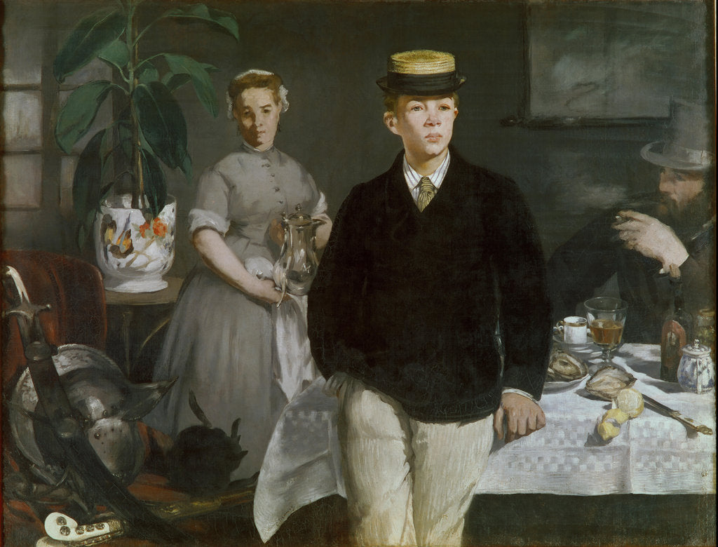 Detail of Luncheon in the Studio, 1868 by Édouard Manet