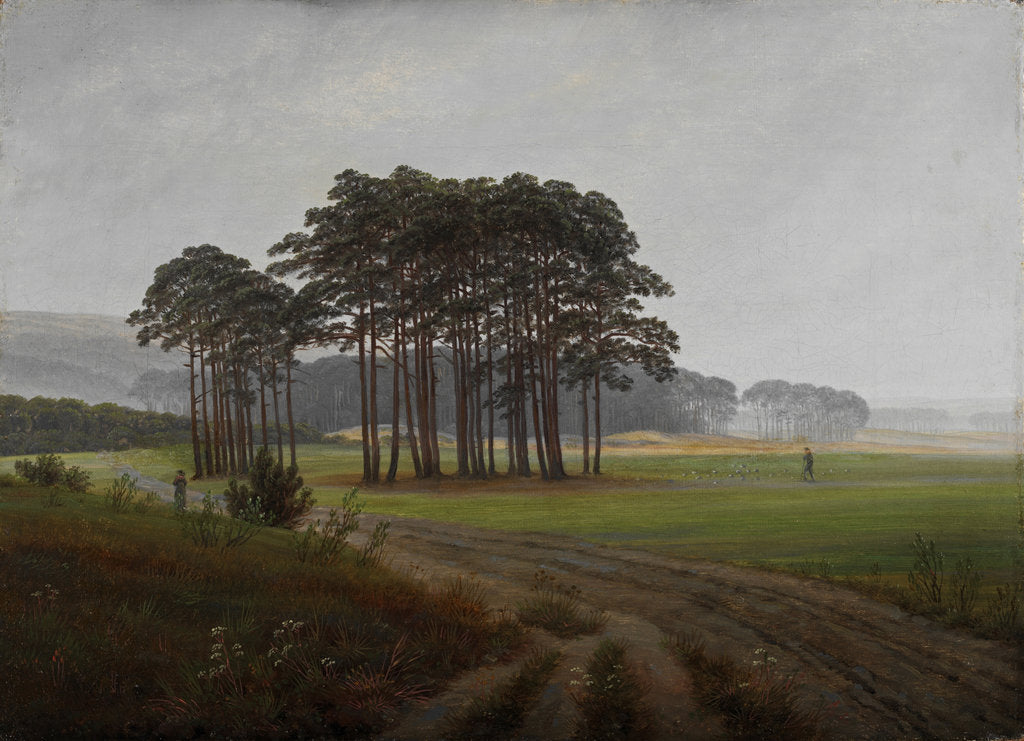 Detail of The times of day: The midday, 1821-1822 by Caspar David Friedrich