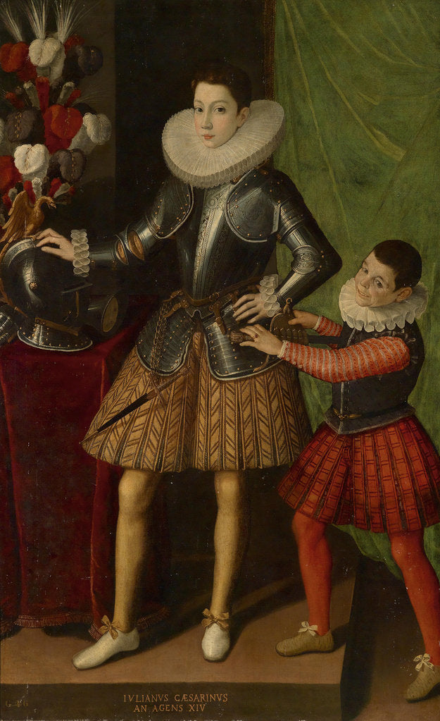 Detail of Giuliano Cesarini the Younger, aged 14, ca 1586 by Sofonisba Anguissola