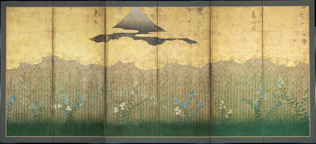 Detail of Musashino, 17th century by Anonymous