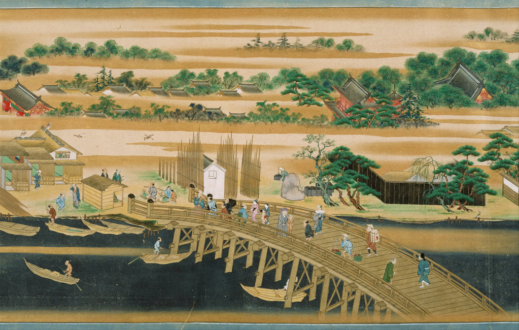 Detail of Famous Sites of the Sumida River, Second Half of the 18th cen by Anonymous