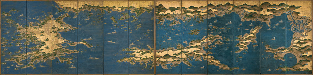 Detail of Seto Inland Sea, Second Half of the 17th cen by Anonymous