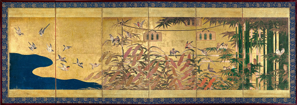 Detail of Millet and Birds, ca 1625 by Anonymous