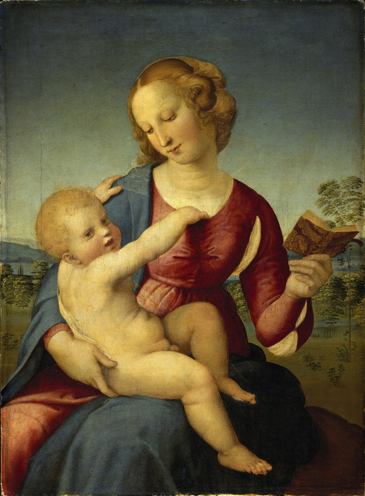 Detail of Madonna Colonna, 1508 by Raphael
