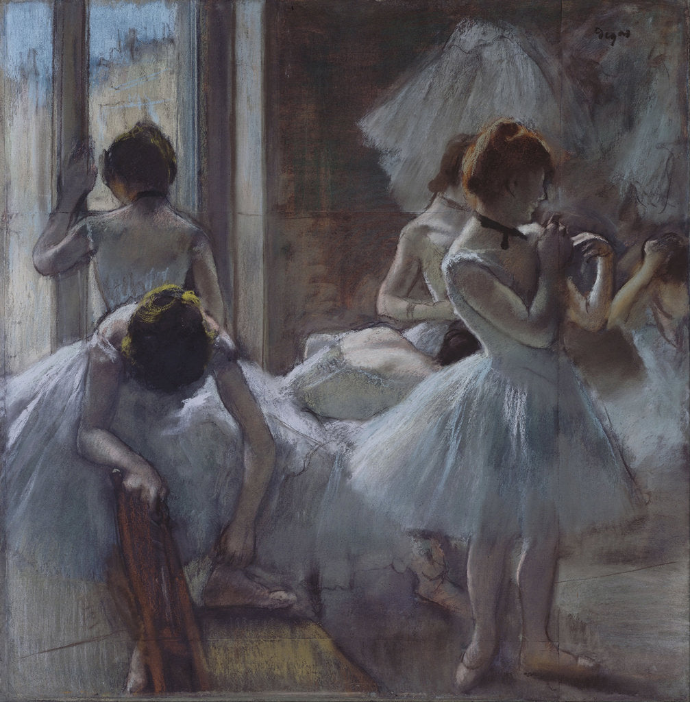 Detail of Dancers (Danseuses), 1884-1885 by Edgar Degas