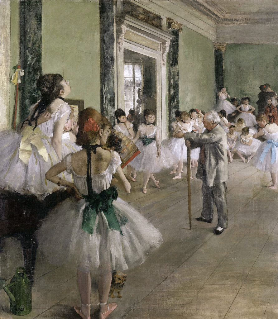 Detail of The Ballet Class, Between 1871 and 1874 by Edgar Degas