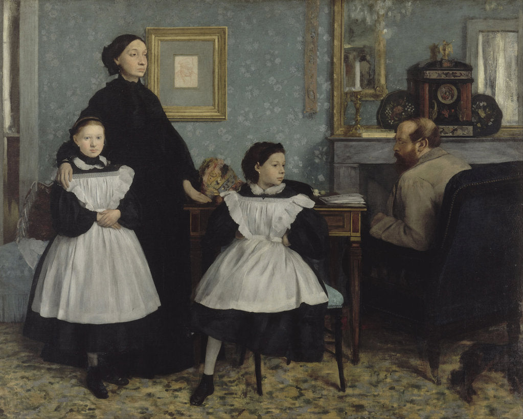 Detail of The Bellelli Family, 1858-1867 by Edgar Degas