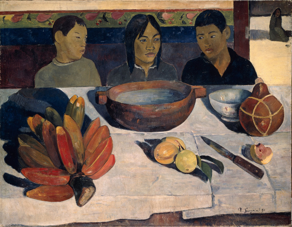 Detail of The Meal (Bananas), 1891 by Paul Eugéne Henri Gauguin