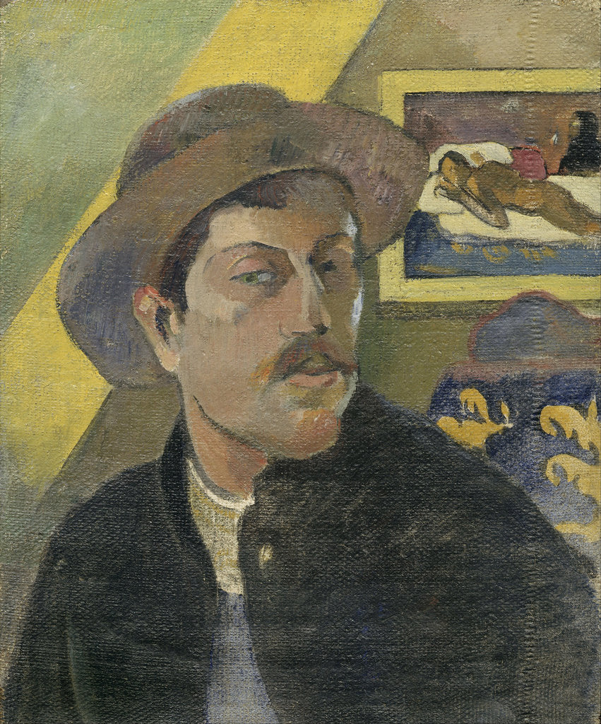 Detail of Self-Portrait, 1893-1894 by Paul Eugéne Henri Gauguin