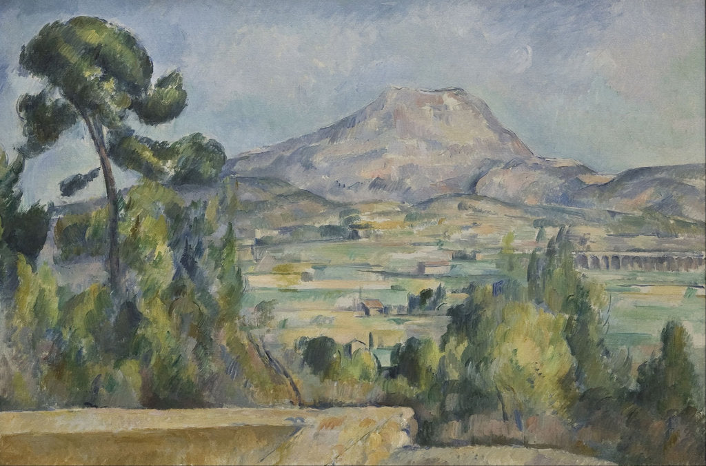 Detail of Montagne Sainte-Victoire, c. 1890 by Paul Cézanne