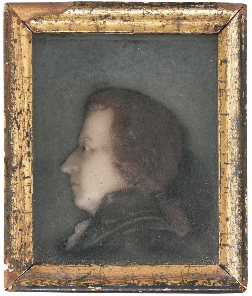 Detail of Portrait of Wolfgang Amadeus Mozart, ca 1778 by French master