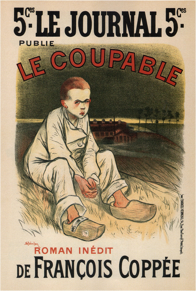 Detail of Le Journal, 1896 by Théophile Alexandre Steinlen