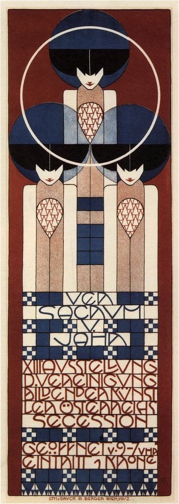Detail of Poster for the Vienna Secession Exhibition, 1902 by Koloman Moser
