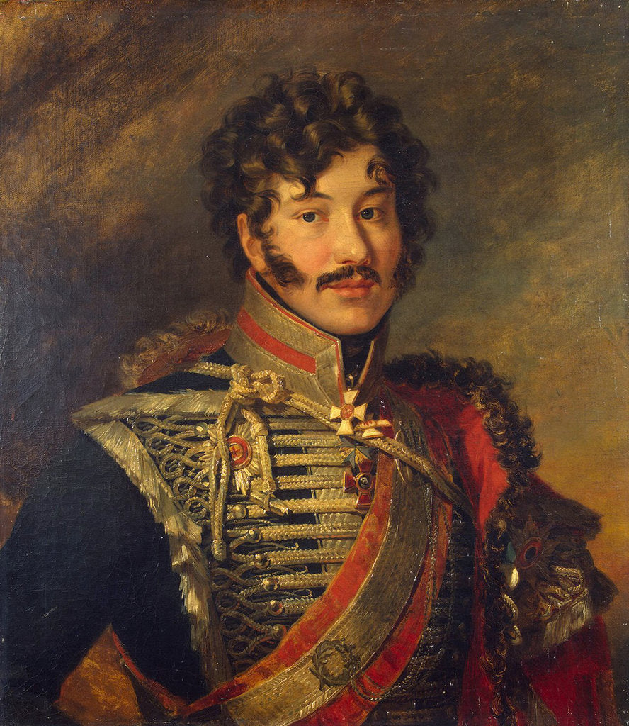 Detail of Portrait of General Sergey Nikolayevich Lanskoy, before 1825 by George Dawe
