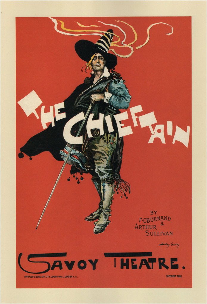 Detail of Poster for the Oper The Chieftain by A. Sullivan and F. C. Burnand, 1894 by Dudley Hardy