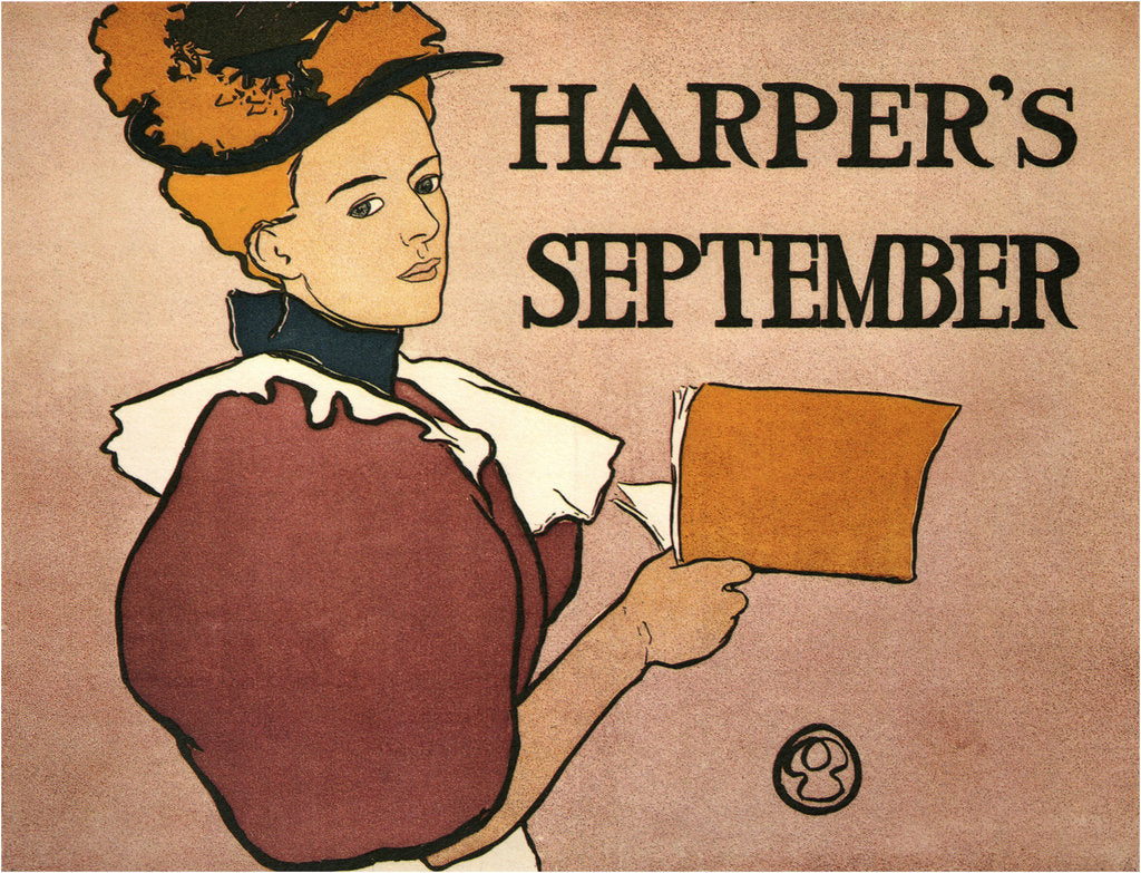 Detail of Harpers September, 1896 by Edward Penfield