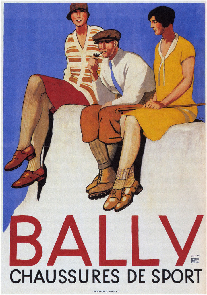 Detail of Bally Sports Shoes, 1928 by Emil Cardinaux