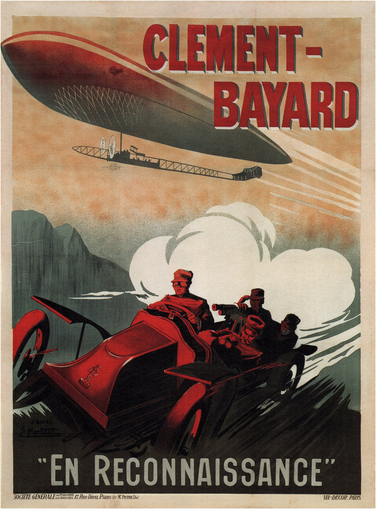 Detail of Clément-Bayard, 1915 by Ernest Montaut