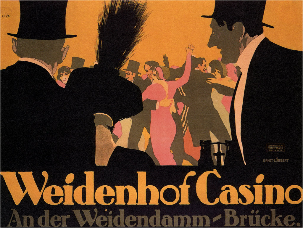 Detail of Weidenhof Casino, 1913 by Ernst Lübbert