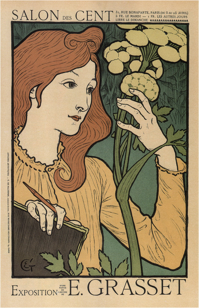 Detail of Salon des Cents, 1894 by Eugène Grasset