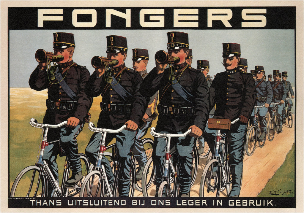 Detail of Fongers Cycles, 1915 by F. G. Schlette