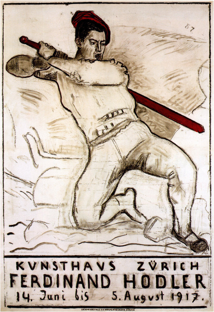 Detail of Art house Zürich: Ferdinand Hodler, 1917 by Ferdinand Hodler