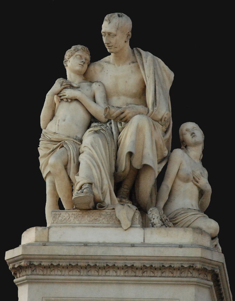 Detail of Monument to Count Nikolai Nikitich Demidov at the Piazza Demidoff in Florence, 1830-1850 by Lorenzo Bartolini