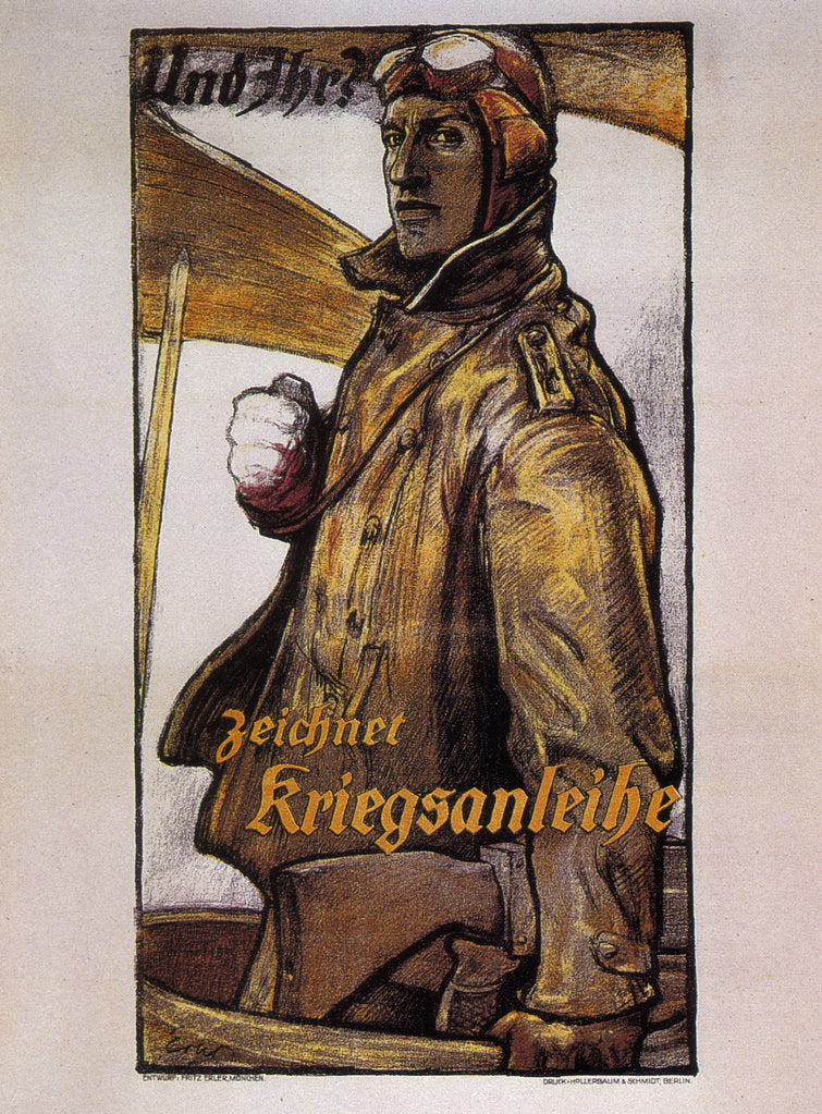 Detail of And you? 1917 by Fritz Erler