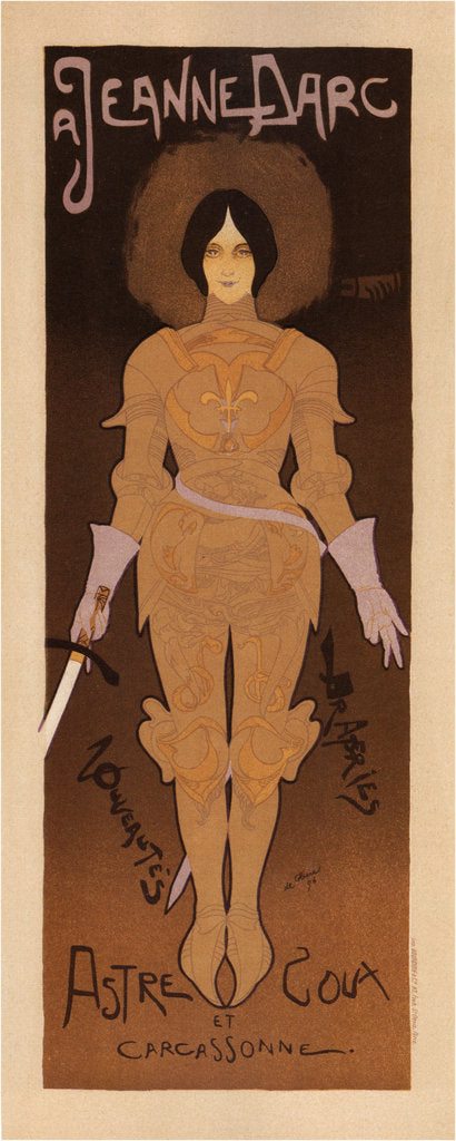 Detail of Joan of Arc, 1896 by Georges de Feure